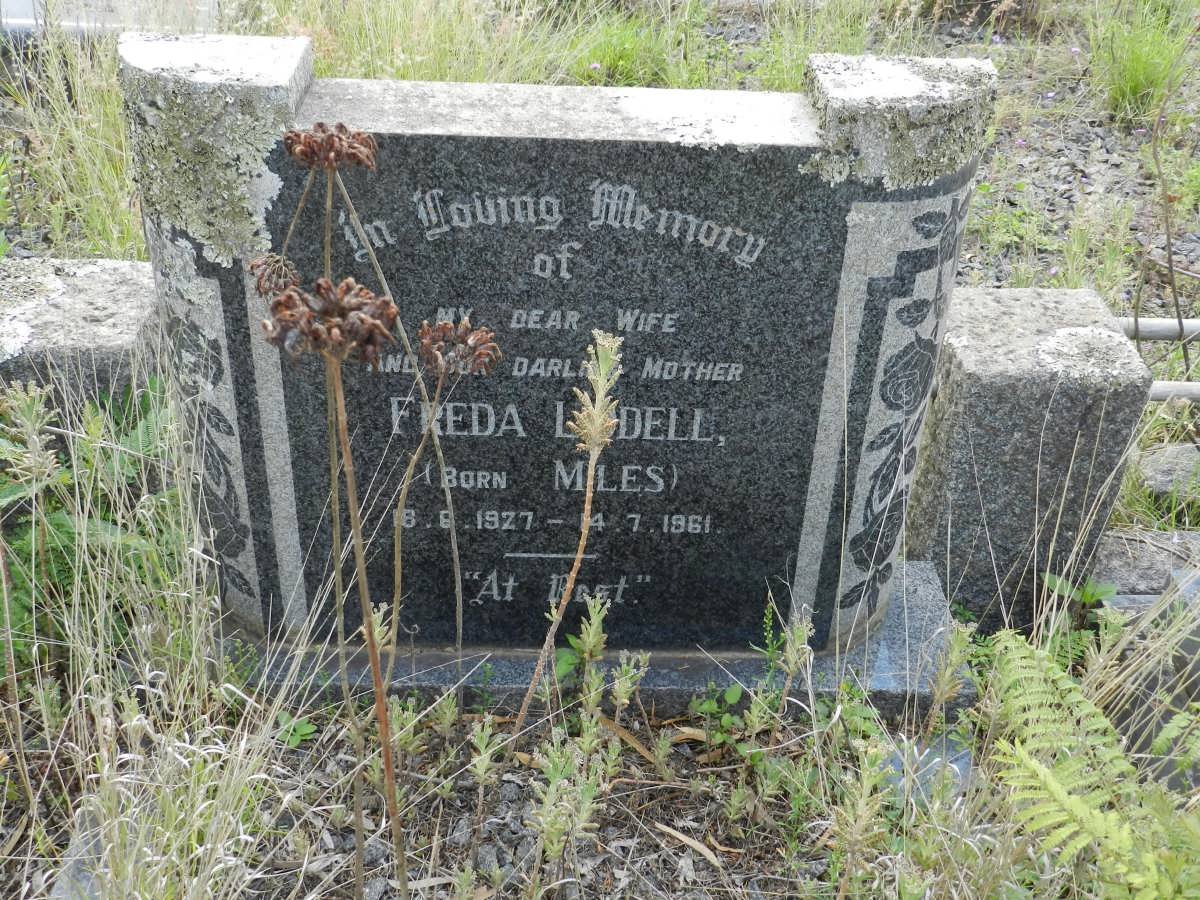 LIDDELL Freda nee MILES 1927-1961