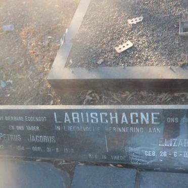 LABUSCHAGNE Petrus Jacobus 1914-1973 &amp; Elizabeth Cecilia 1916-1988