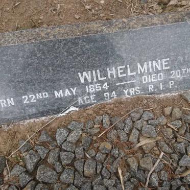 LIESENBERG Wilhelmine 1854-1948