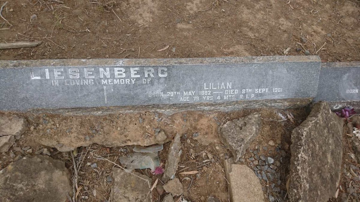 LIESENBERG Lilian 1882-1961
