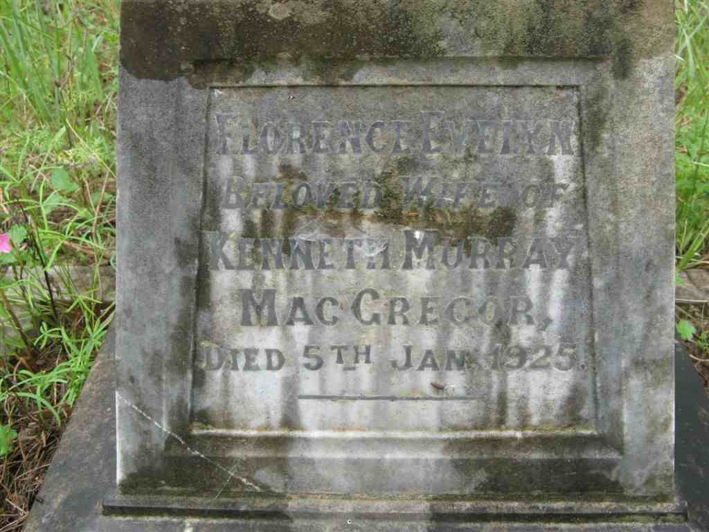 MacGREGOR Florence Evelyn -1925