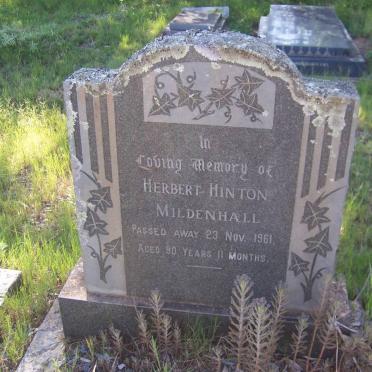 MILDENHALL Herbert Hinton -1961