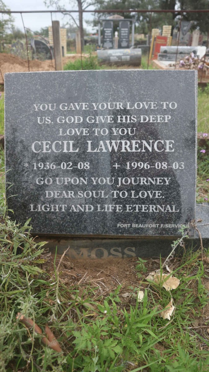 MOSS Cecil Lawrence 1936-1996