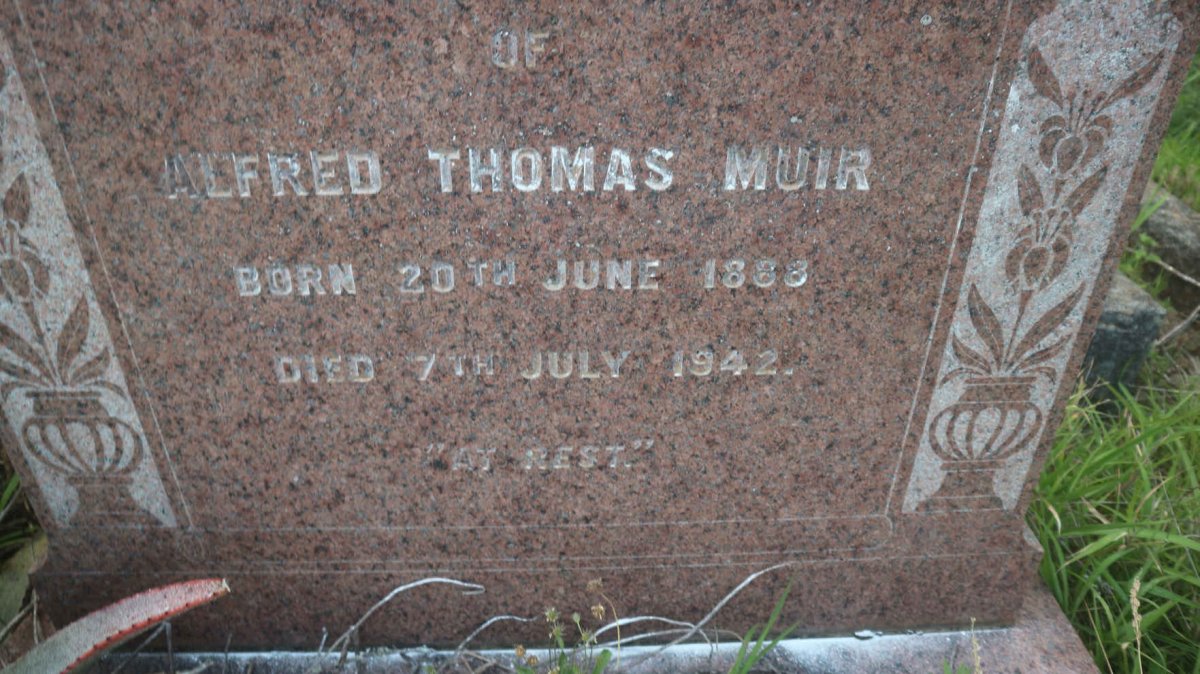 MUIR Alfred Thomas 1888-1942