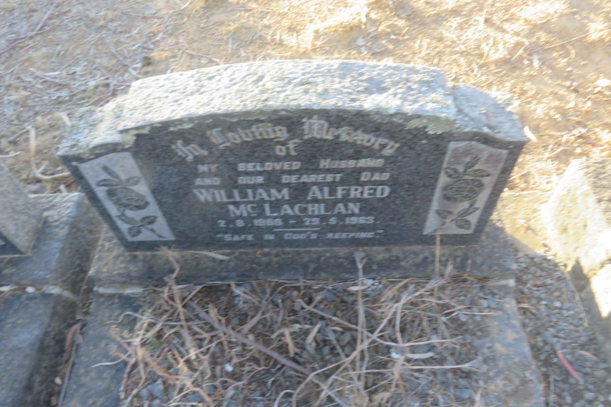 McLACHLAN William Alfred 1888-1963