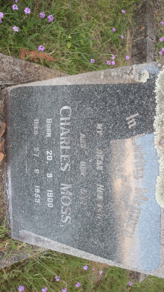 MOSS Charles 1900-1953