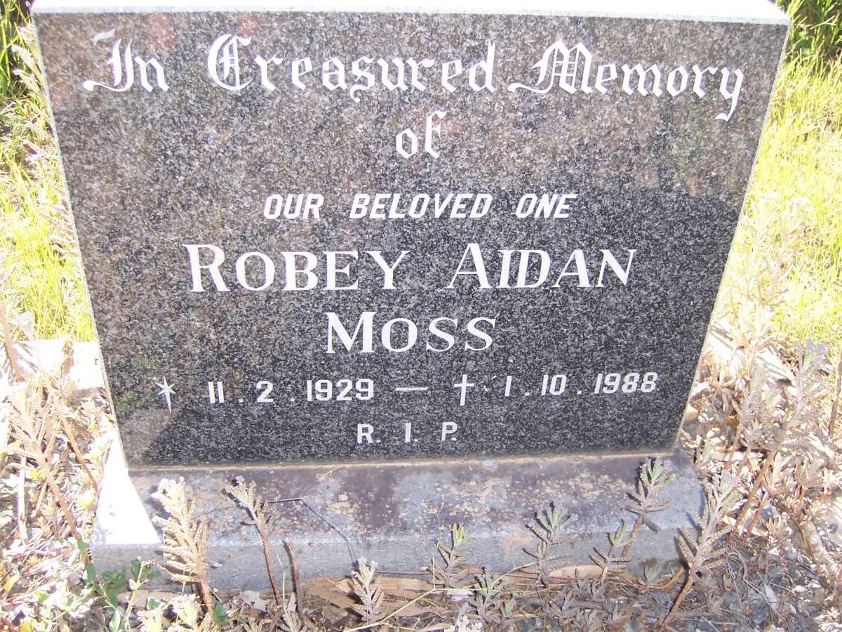 MOSS Robey Aidan 1929-1988