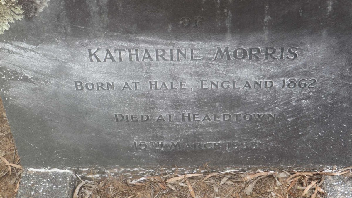 MORRIS Katharine 1862-1938