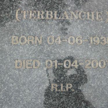 MILLAD Anthony Abraham 1936-2011 &amp; Alice June TERBLANCHE 1939-2001