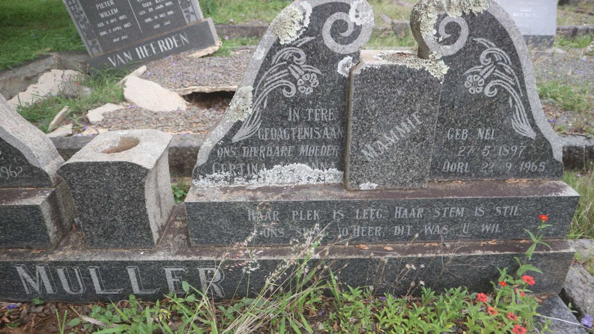 MULLER Stephen 1892-1962 &amp; Gertina Johanna 1897-1965