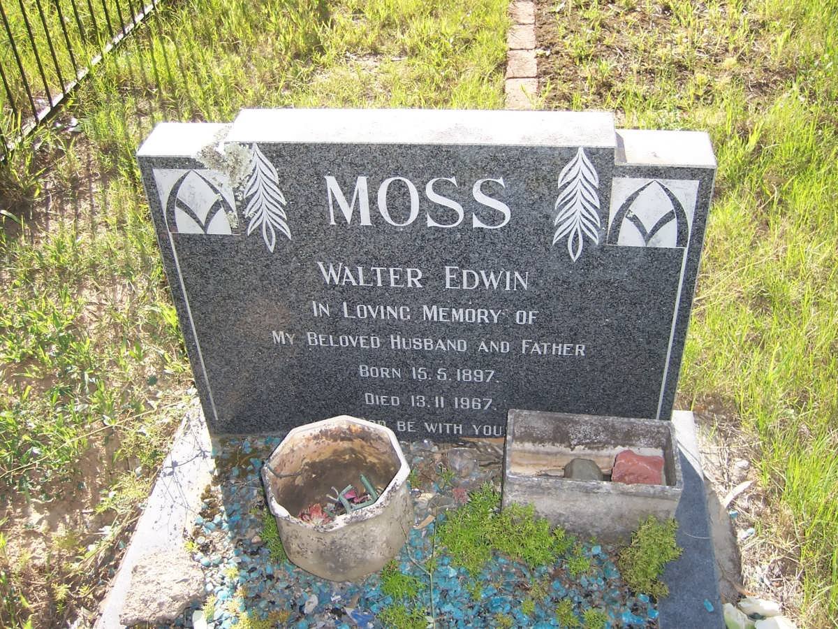 MOSS Walter Edwin 1897-1967