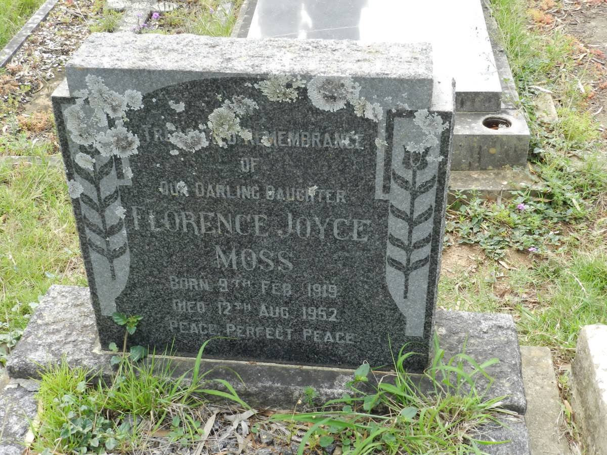MOSS Florence Joyce 1919-1952