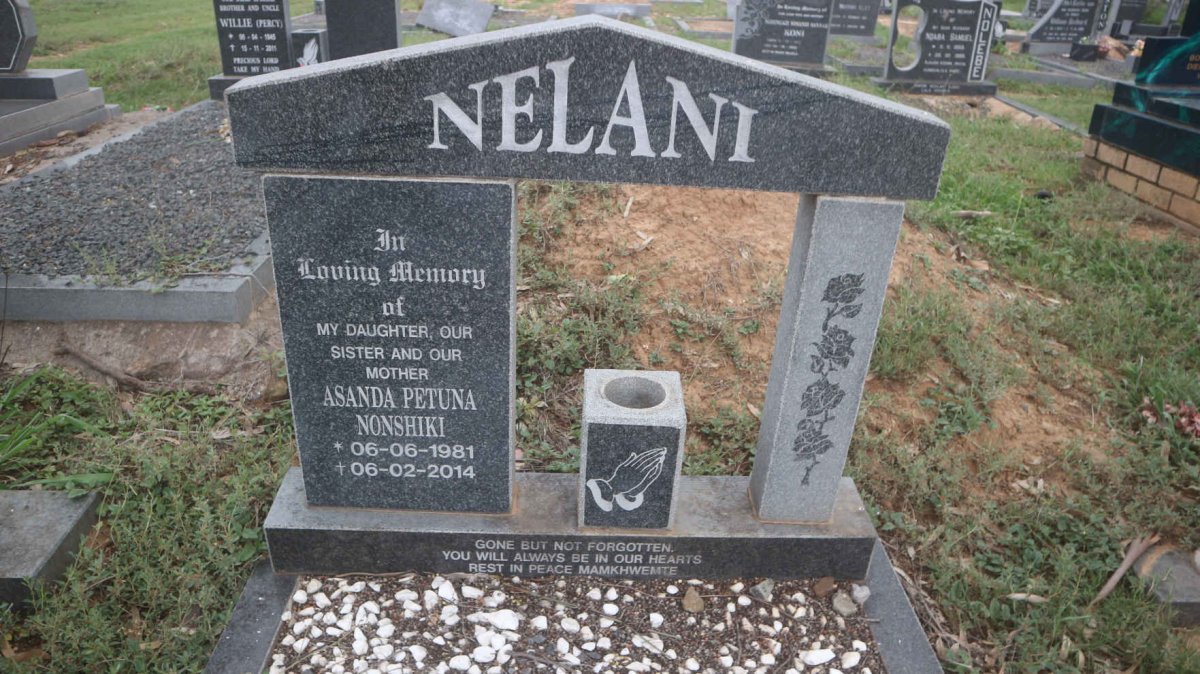 NELANI Asanda Petuna Nonshiki 1981-2014