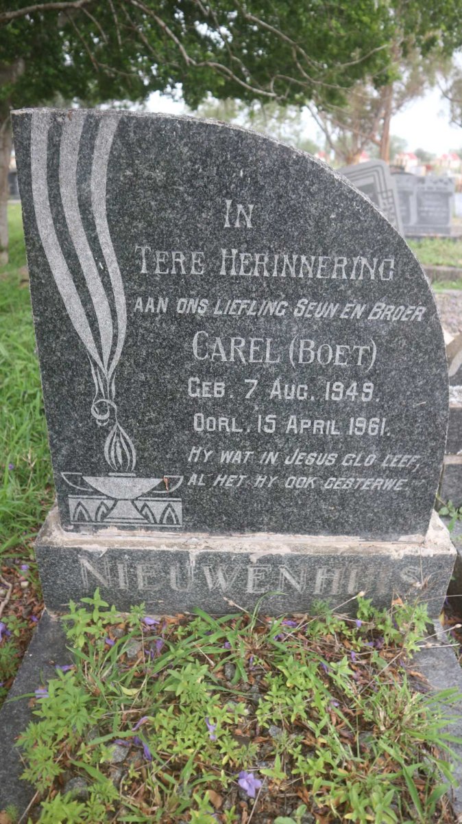 NIEUWENHUIS Carel 1949-1961