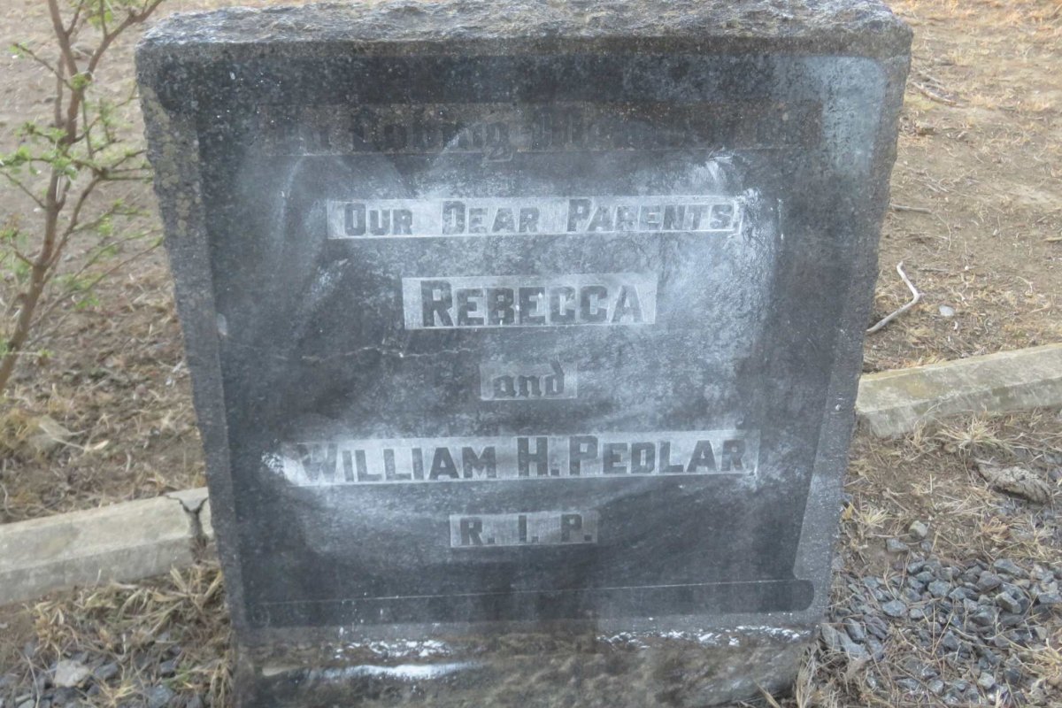 PEDLAR William H. &amp; Rebecca