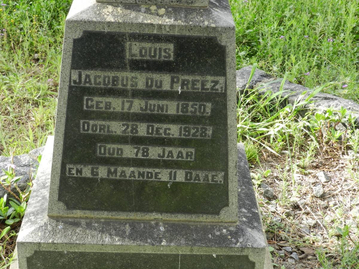 PREEZ Louis Jacobus, du 1850-1928