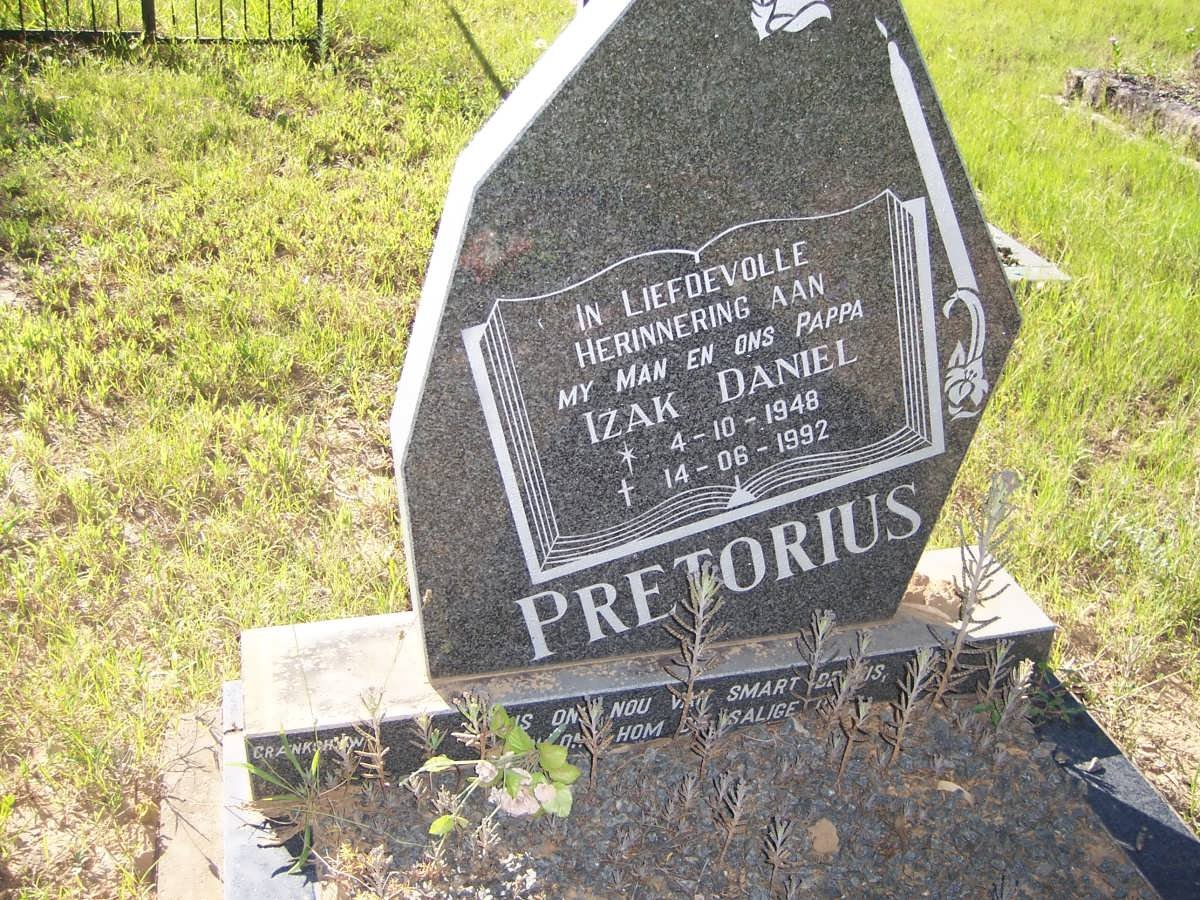 PRETORIUS Izak Daniel 1948-1992