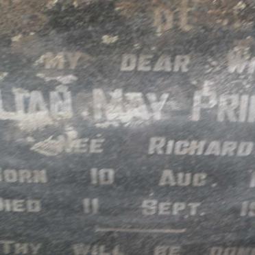 PRINSLOO Lilian May nee RICHARD 1895-1956