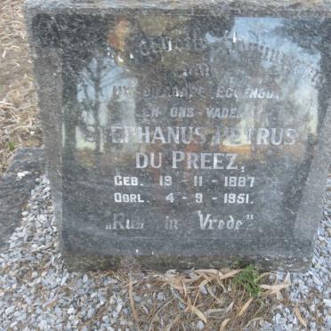 PREEZ Stephanus Petrus, du 1887-1951