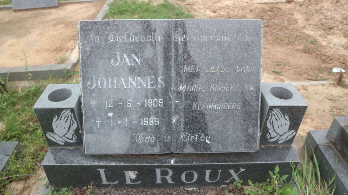 ROUX Jan Johannes, le 1909-1989