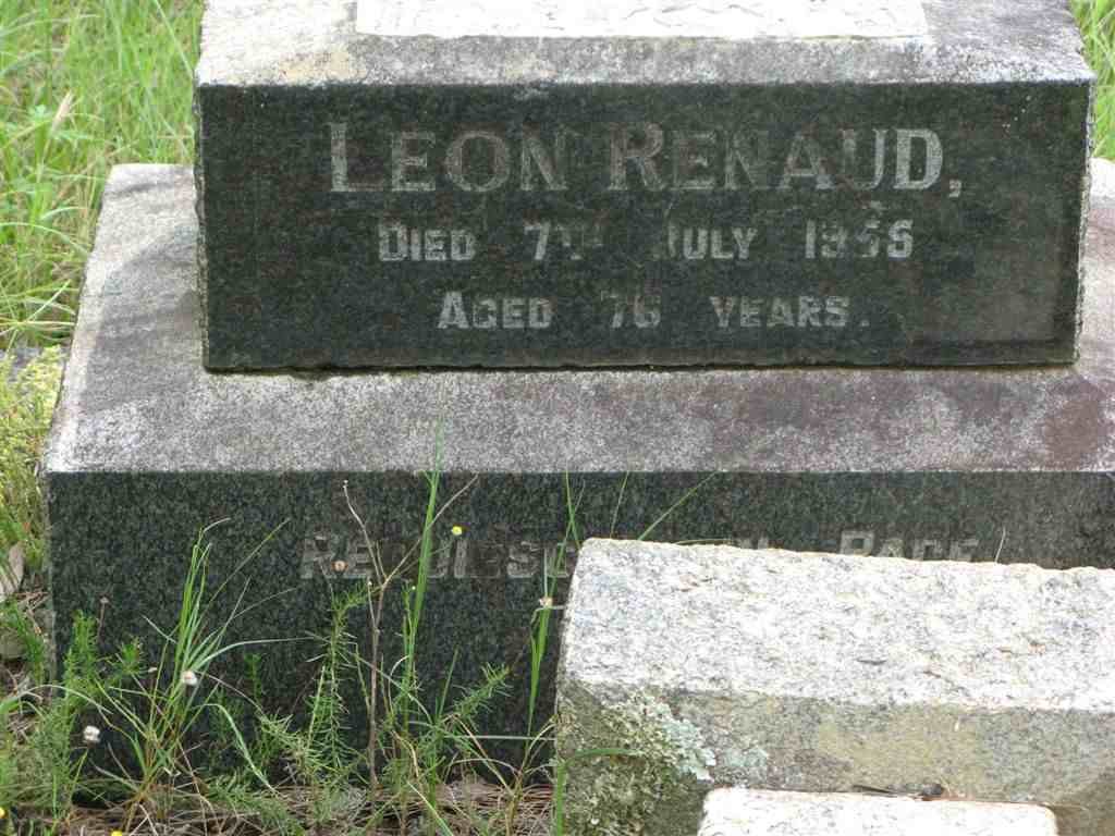 RENAUD Leon -1955