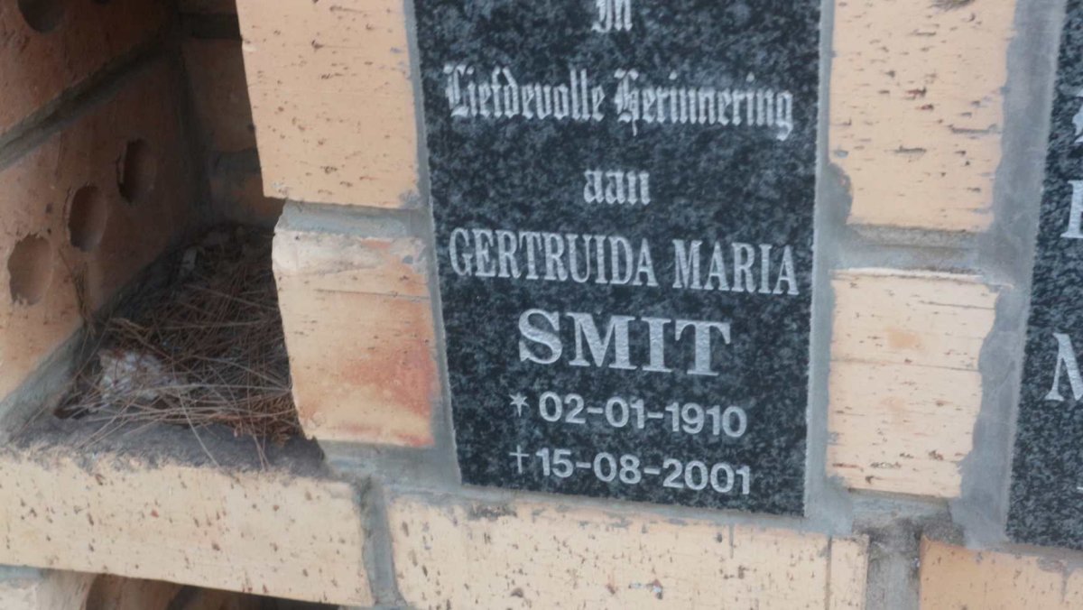 SMIT Gertruida Maria 1910-2001