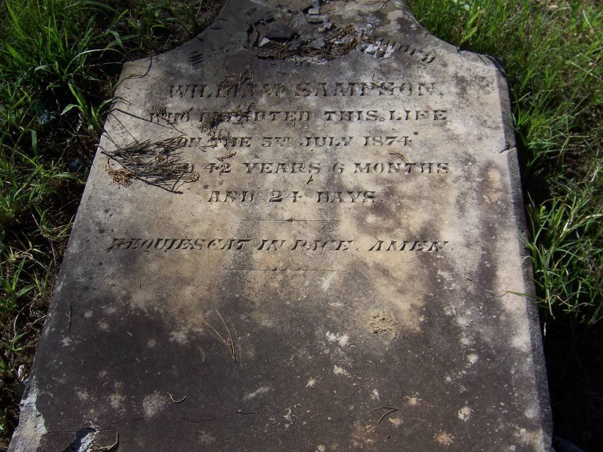 SAMPSON William -1874