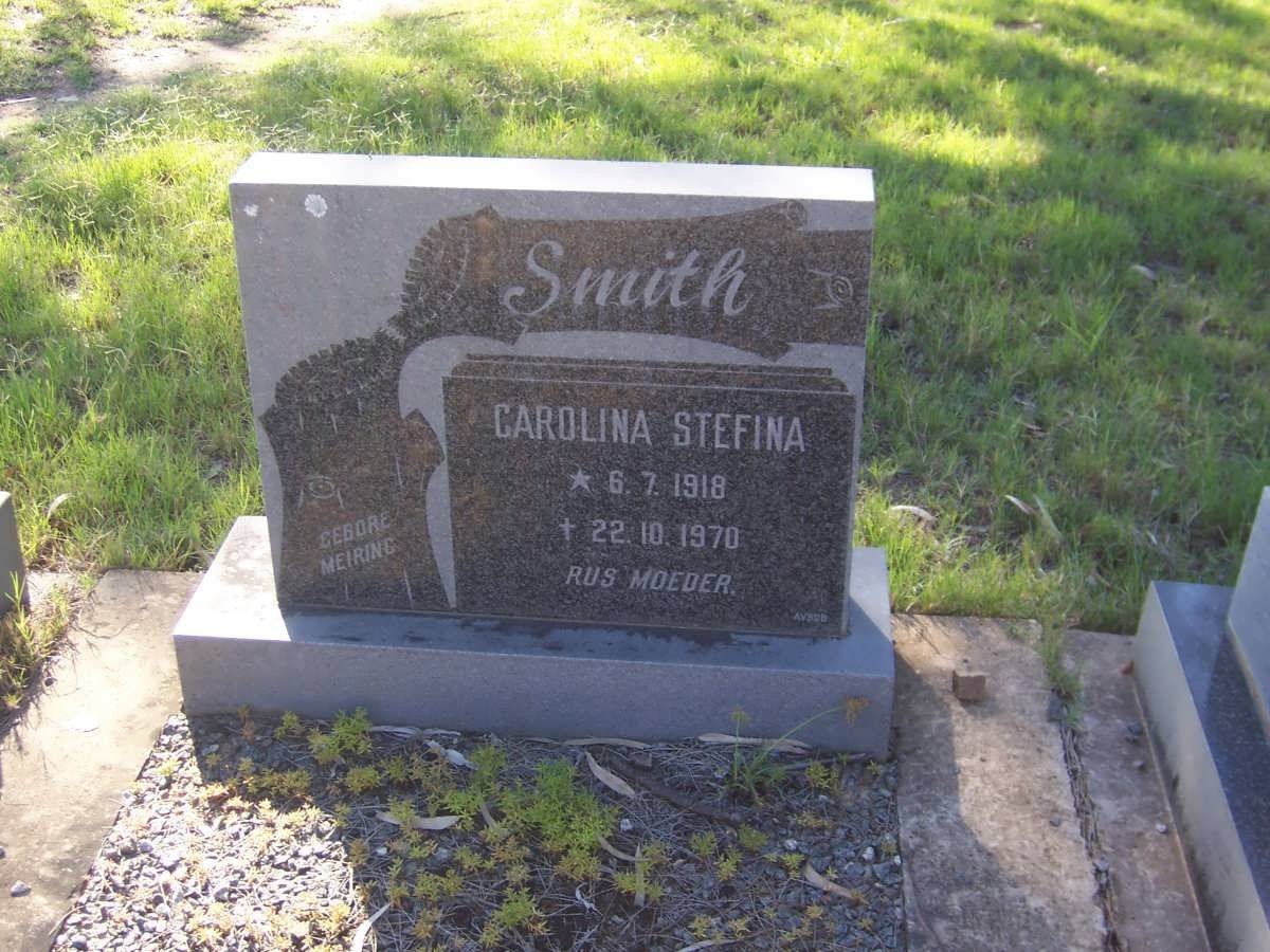 SMITH Carolina Stefina nee MEIRING 1918-1970