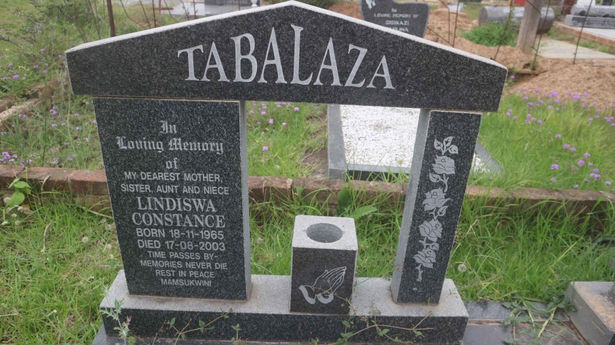 TABALAZA Lindiswa Constance 1965-2003