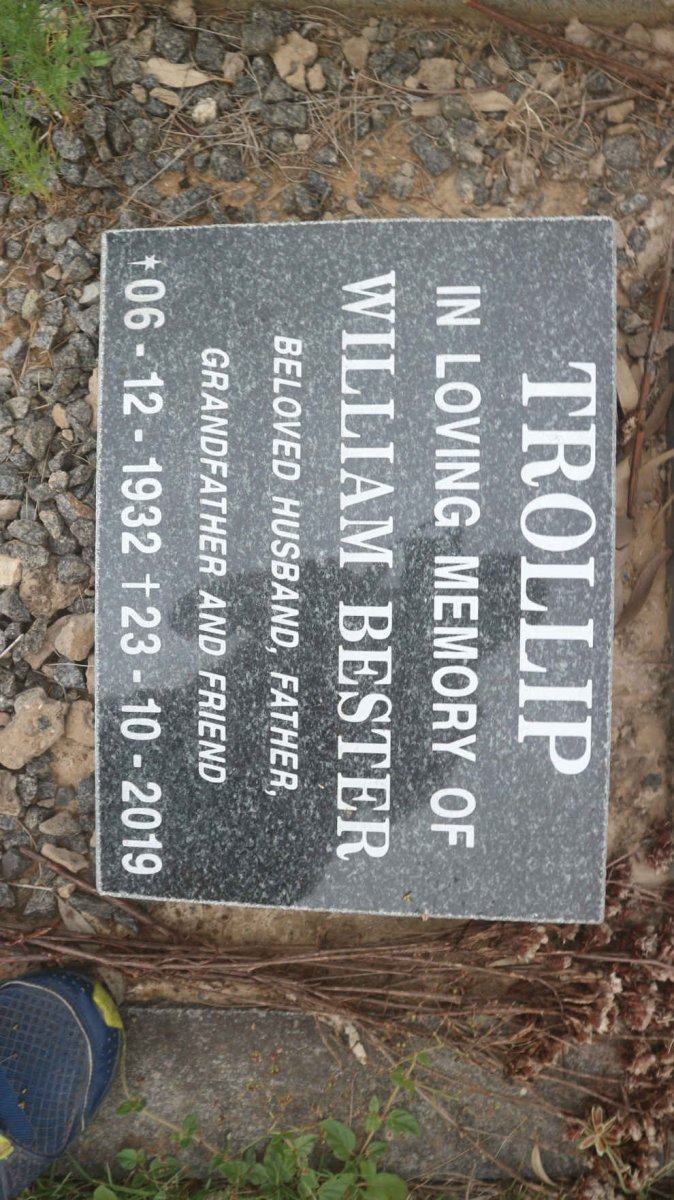 TROLLIP William Bester 1932-2019