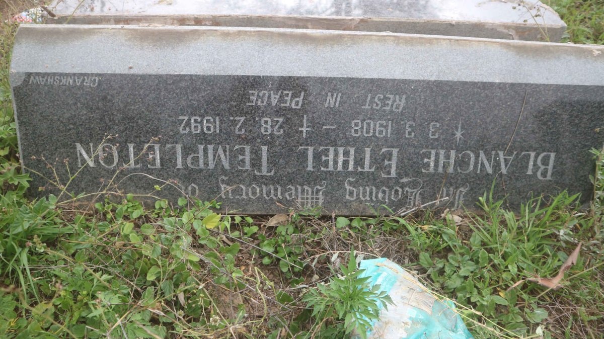 TEMPLETON Blanche Ethel 1908-1992