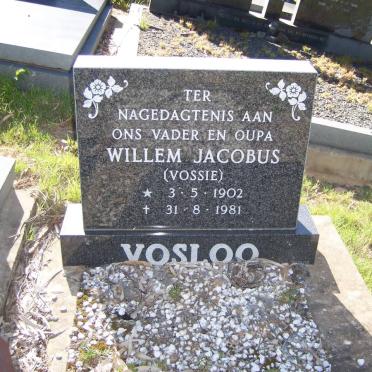 VOSLOO Willem Jacobus 1902-1981