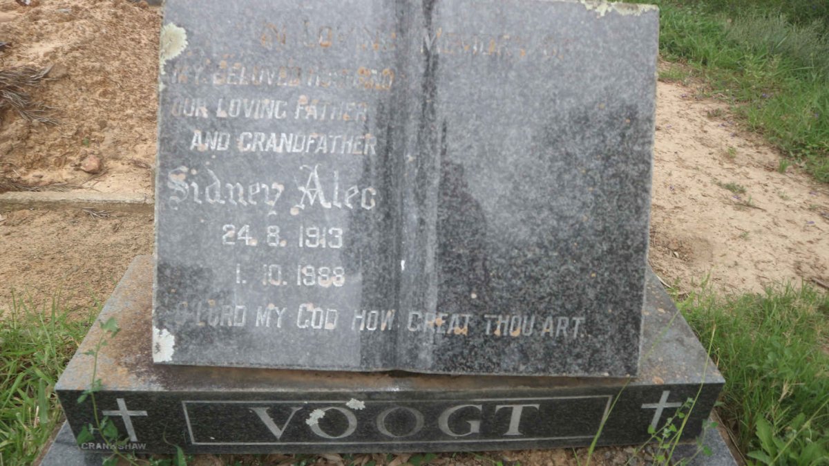 VOOGT Sidney Alec 1913-1988