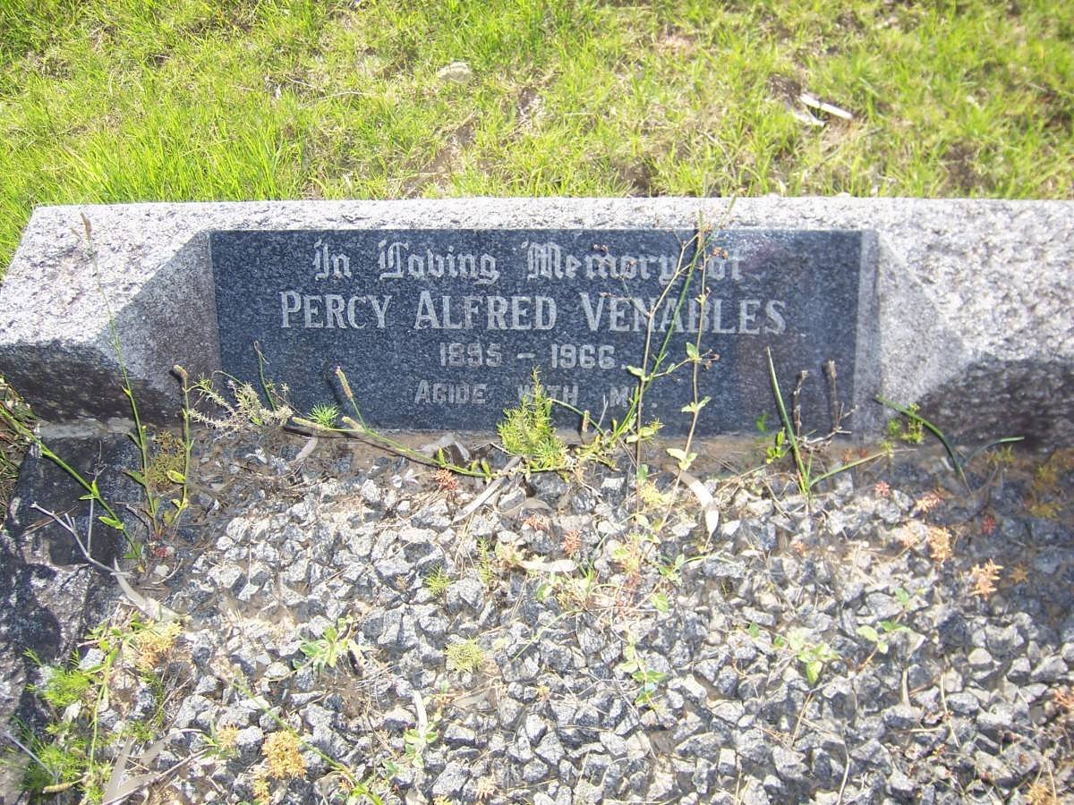 VENABLES Percy Alfred 1895-1966