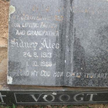 VOOGT Sidney Alec 1913-1988