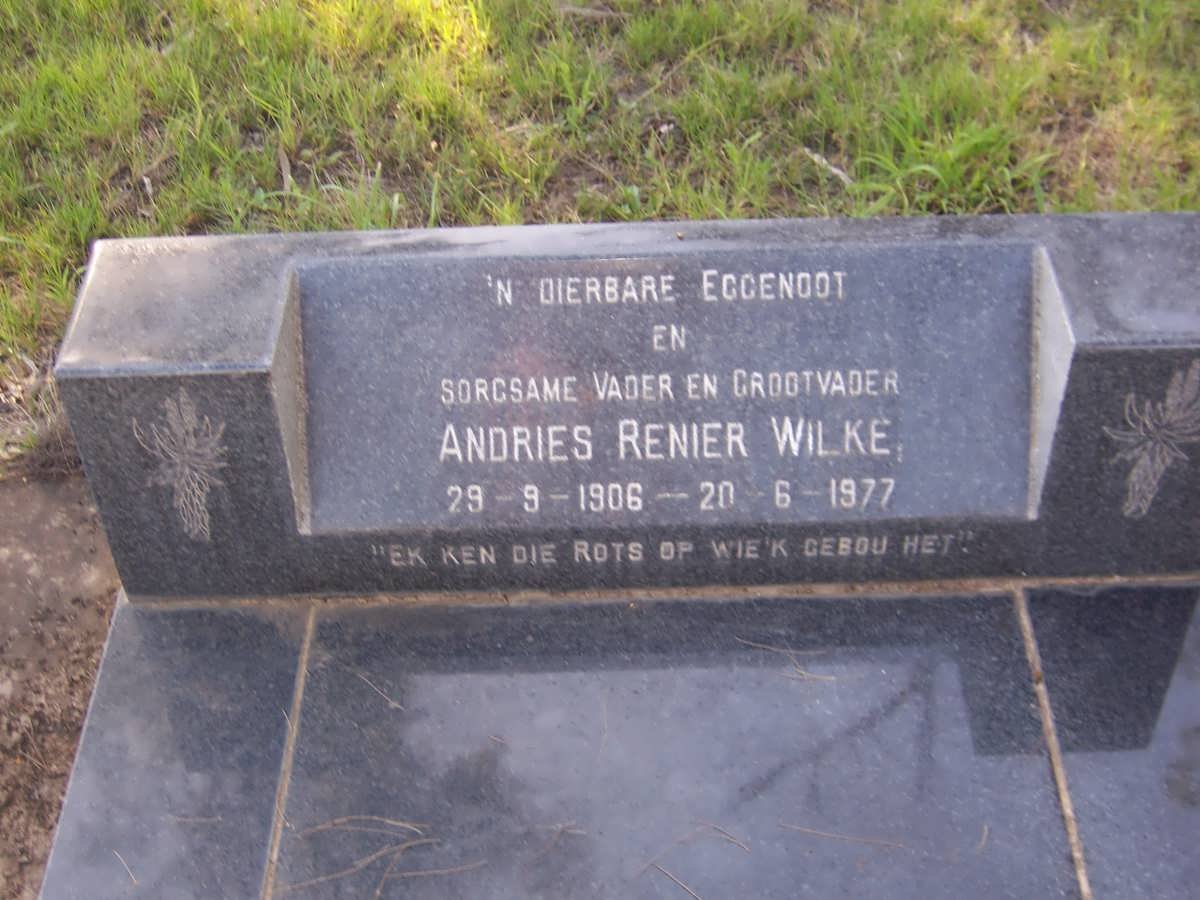 WILKE Andries Renier 1906-1977