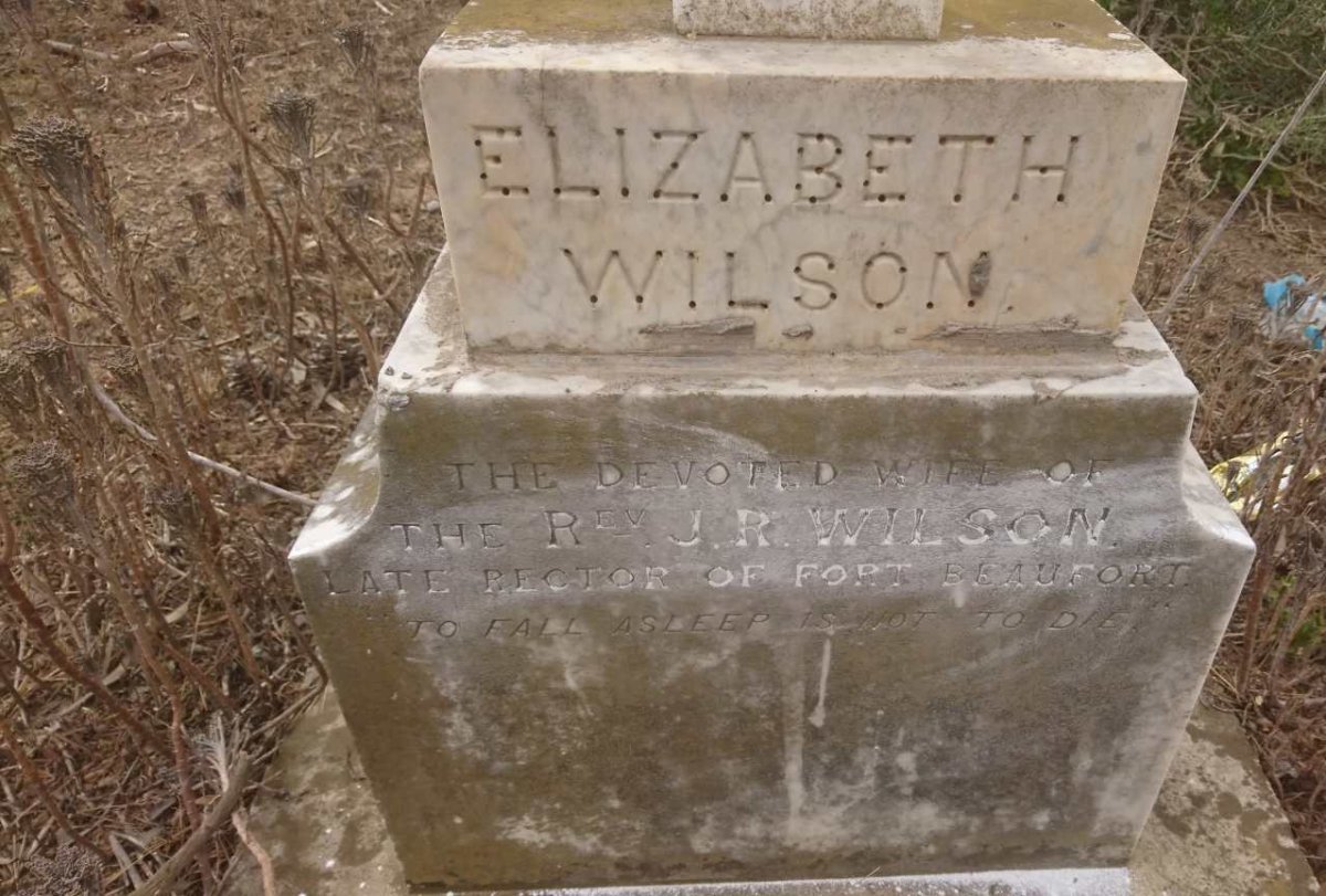 WILSON Elizabeth -1892