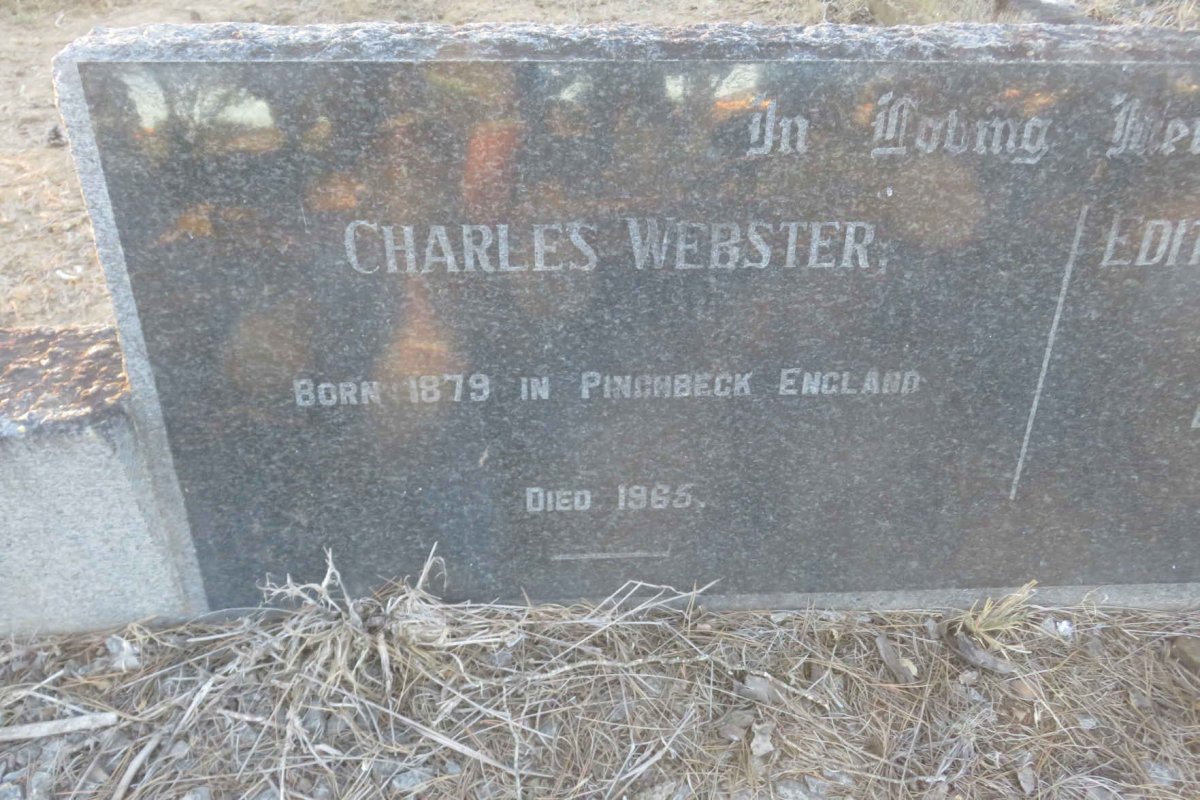 WEBSTER Charles 1879-1965 &amp; Edith Caroline Hendy DODD 1880-1966