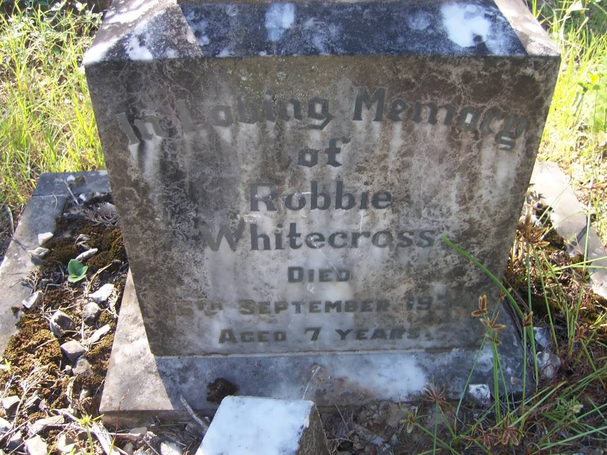 WHITECROSS Robbie -1934