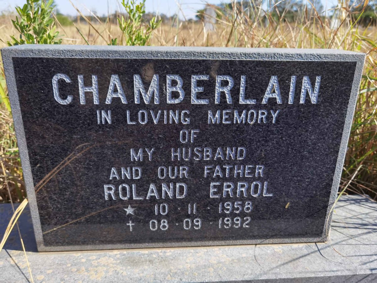 CHAMBERLAIN Roland Errol 1958-1992