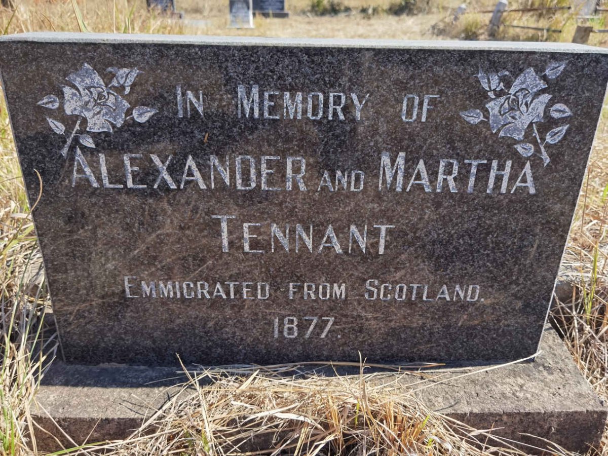 TENNANT Alexander &amp; Martha