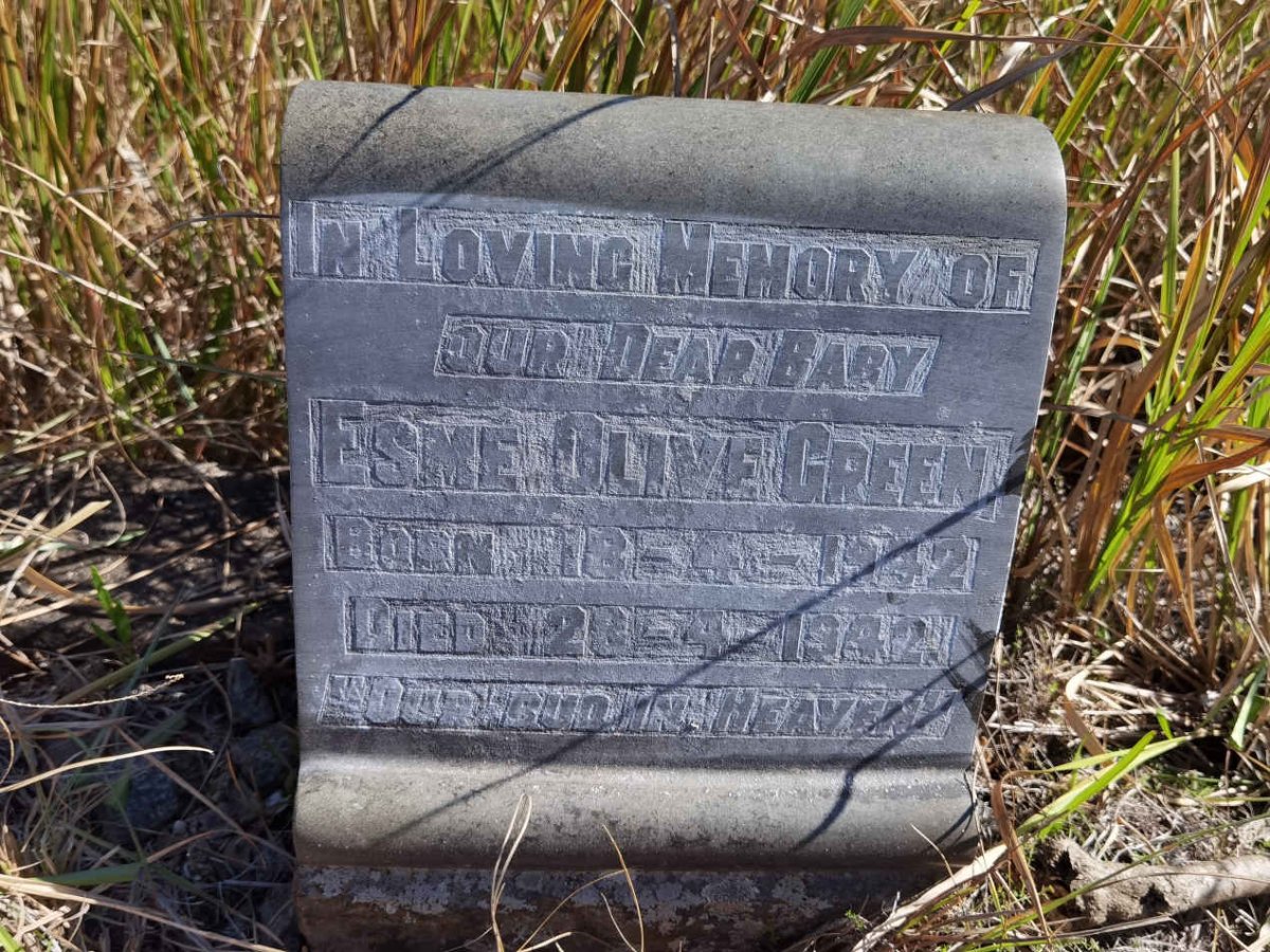 GREEN Esme Olive 1942-1942