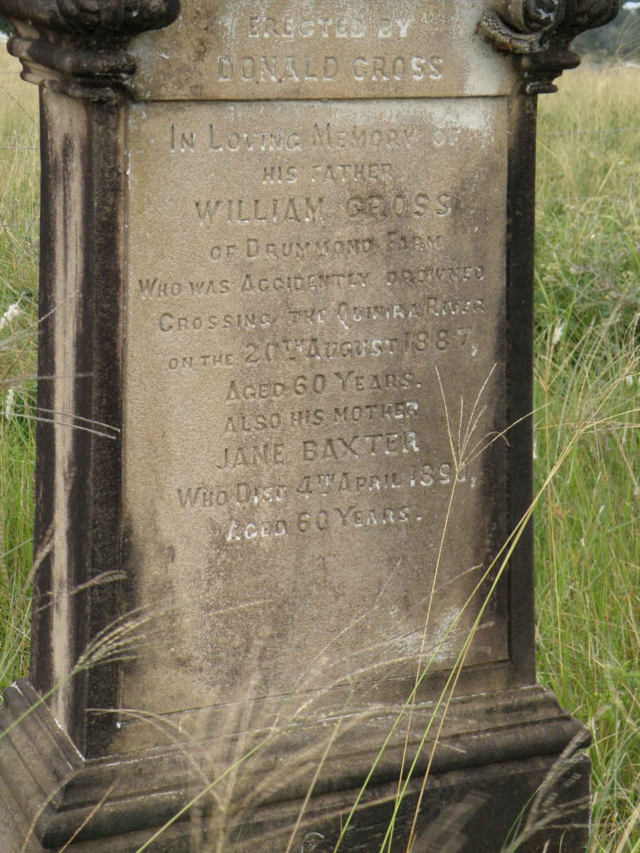 CROSS William -1887 &amp; Jane BAXTER -1890