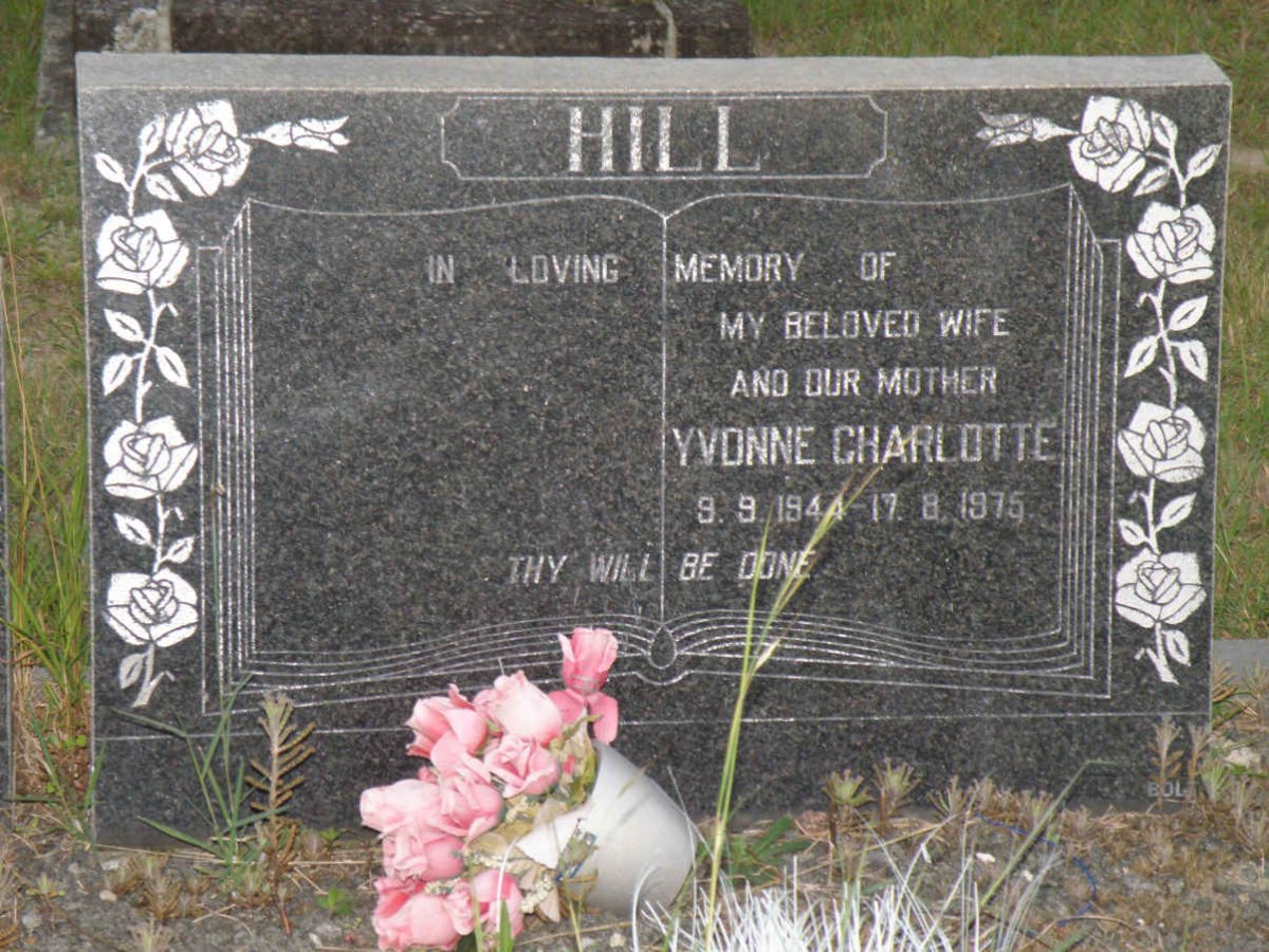 HILL Yvonne Charlotte 1944-1975 