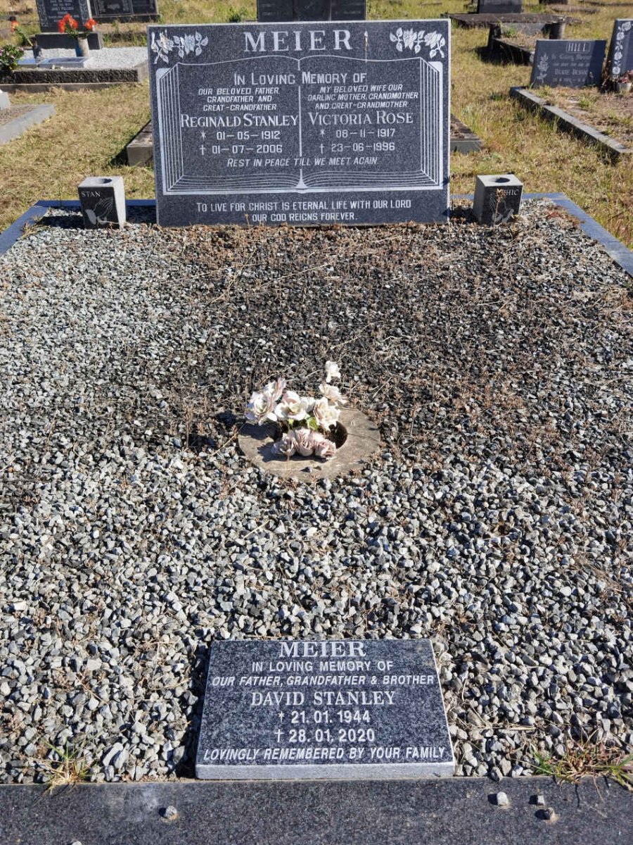 MEIER Reginald Stanley 1912-2006 &amp; Victoria Rose 1917-1996