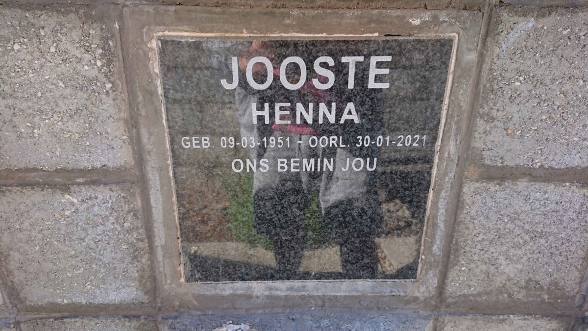 JOOSTE Henna 1951-2021