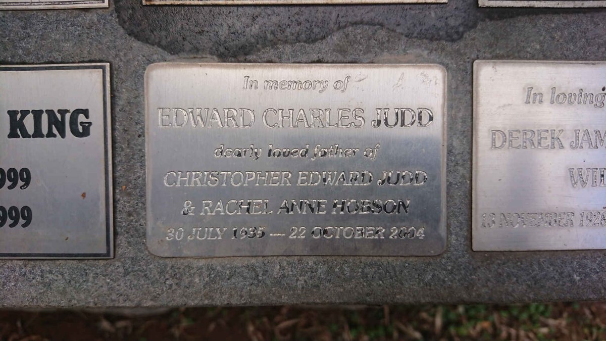 JUDD Edward Charles 1935-2004