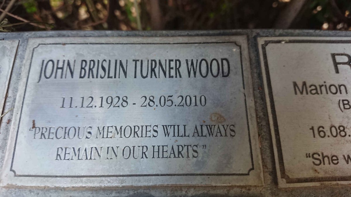 WOOD John Brislin Turner 1928-2010
