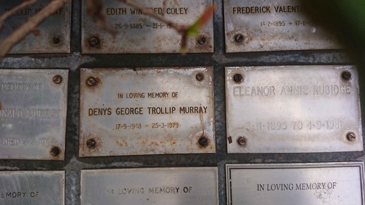 MURRAY Denys George Trollip 1948-1979