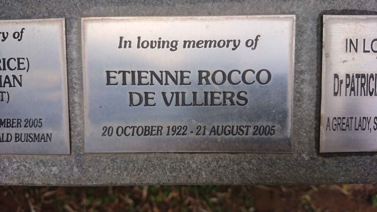 VILLIERS Etienne Rocco, de 1922-2005